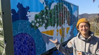 2312町内に2作目の壁画（中山）